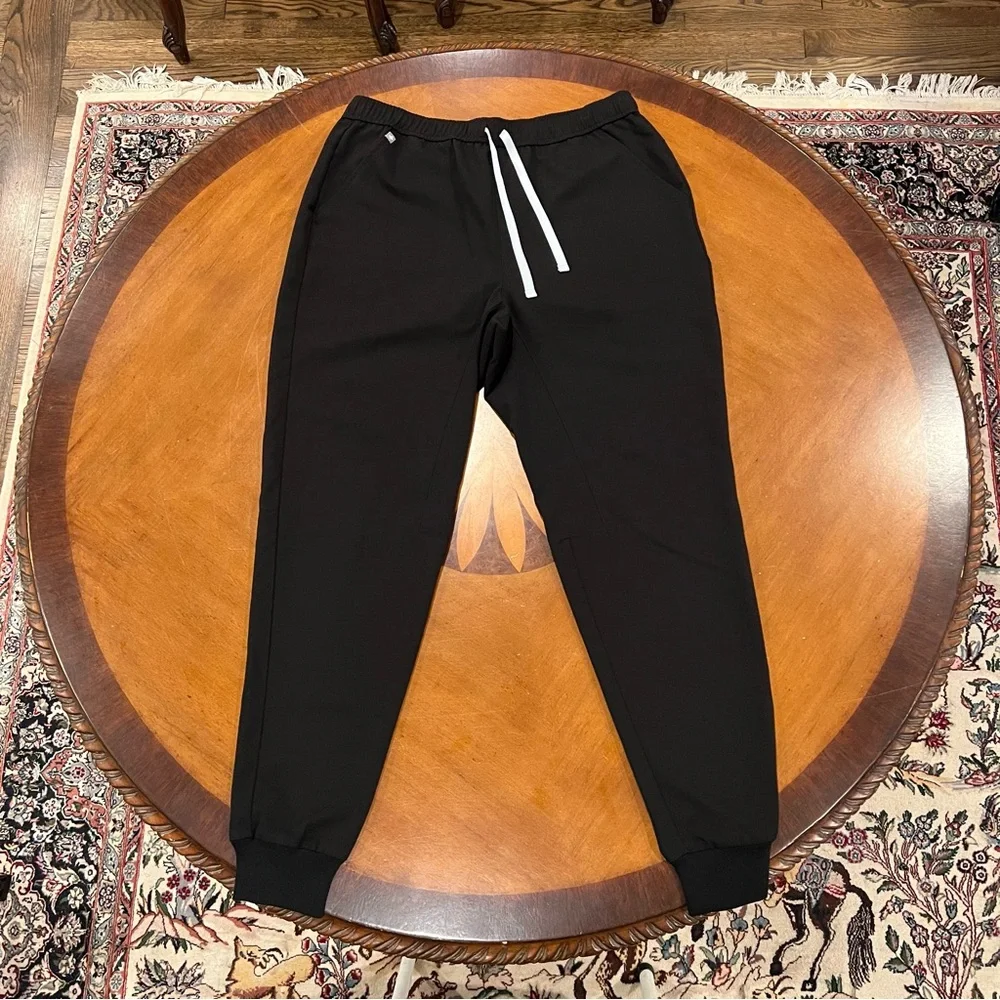 FIGS Men’s Tansen Jogger Scrub Pants Black XLT XL Tall Slim Fit Elastic Waist